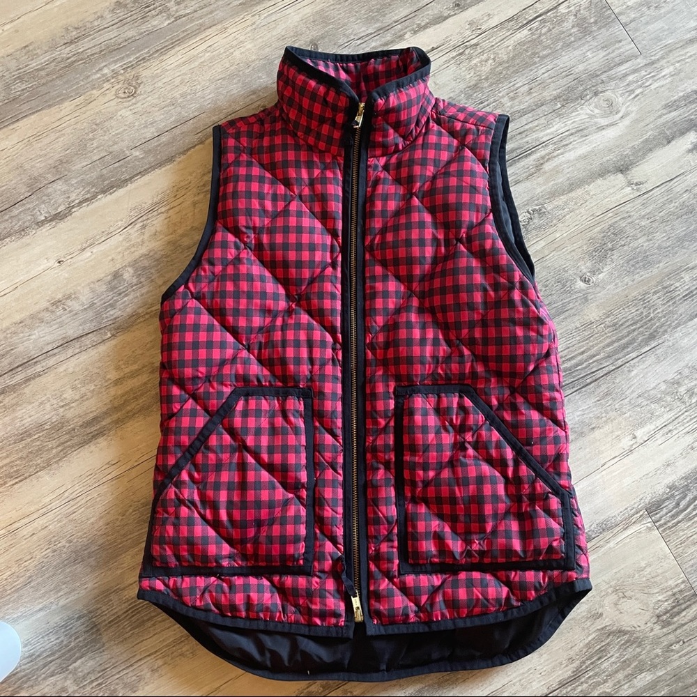 Jcrew Checkered Vest